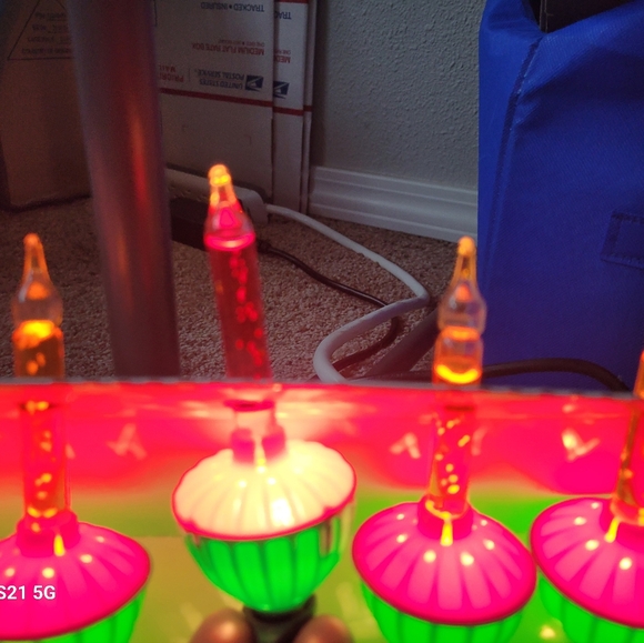 Vintage NOMA bubble lights set of two boxes 7 lights each - Picture 9 of 9